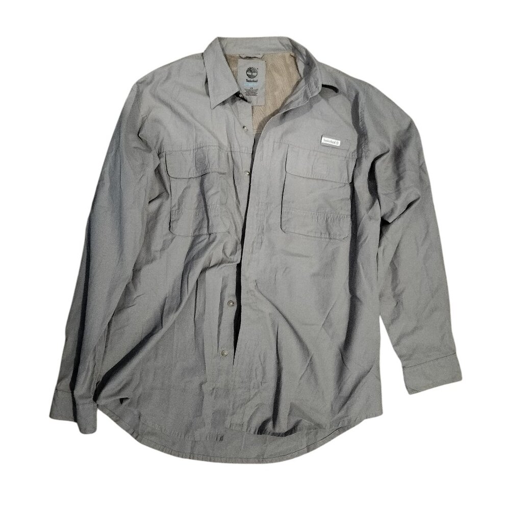 Timberland button-down shirt, Turbo Dry quick dry technology, open vent back